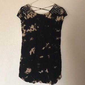 Forever 21 bleached studded dress